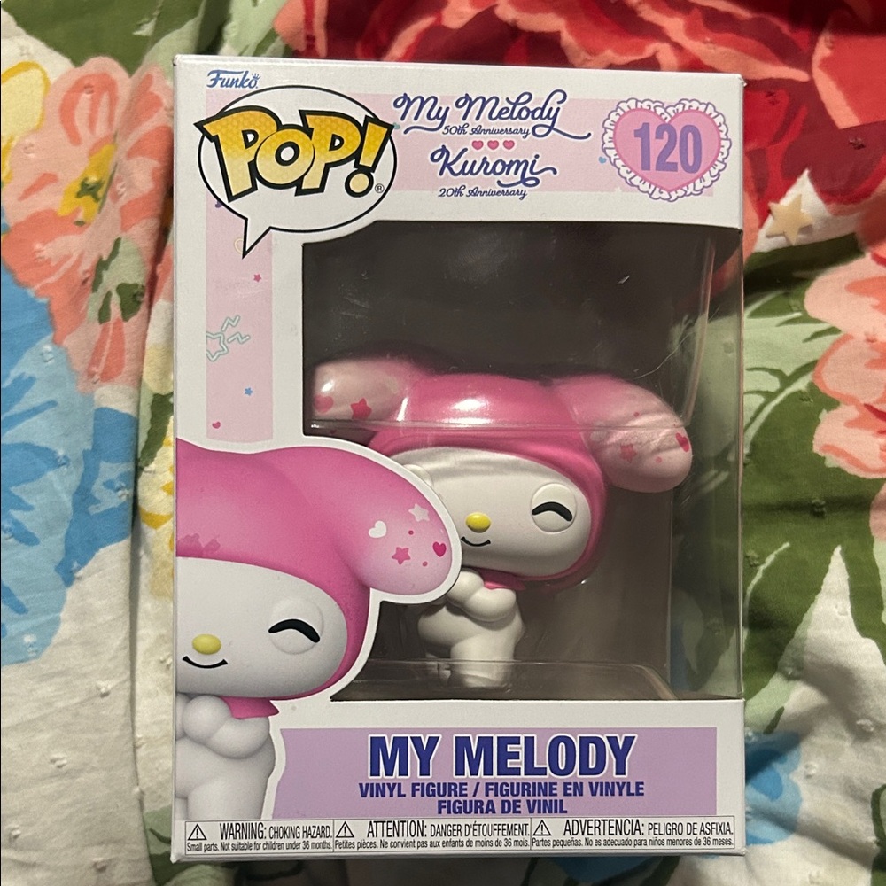 Funko My Melody Pink and White Vinyl Collectible